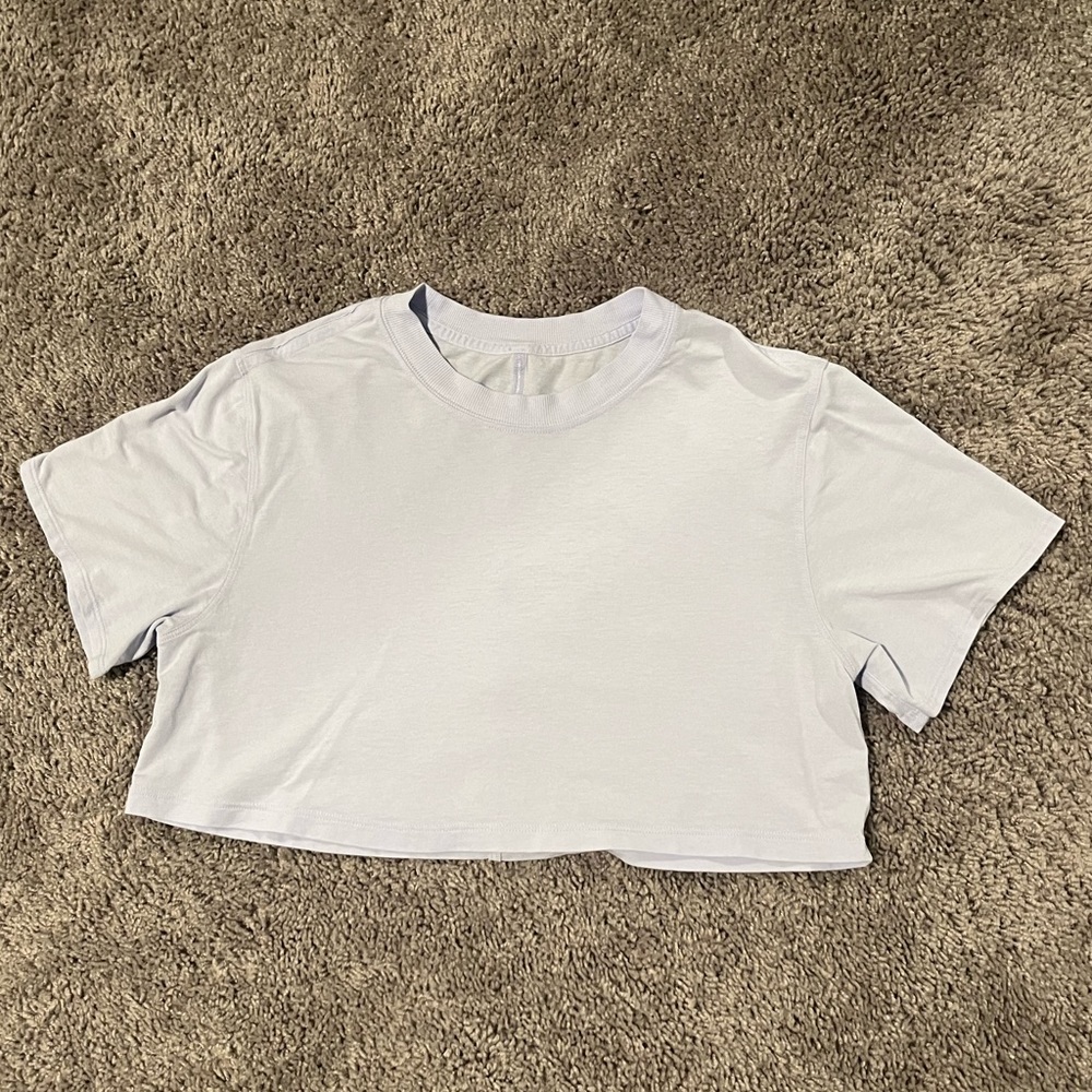 lululemon all yours crop tee size 4